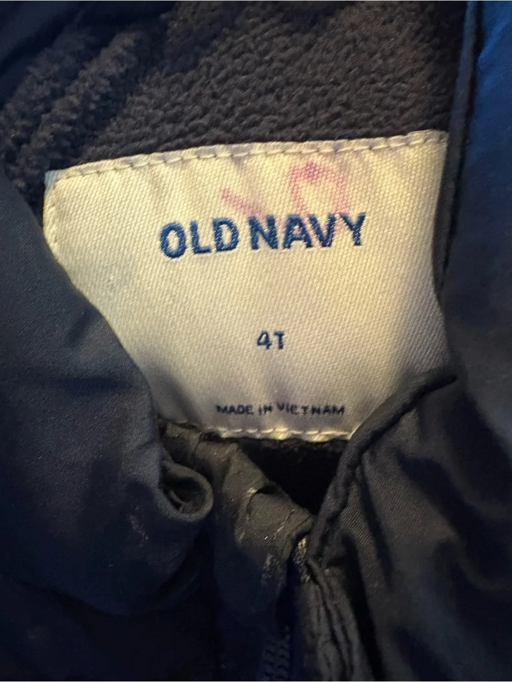 Old Navy Dark Navy Puffer Vest for Kids